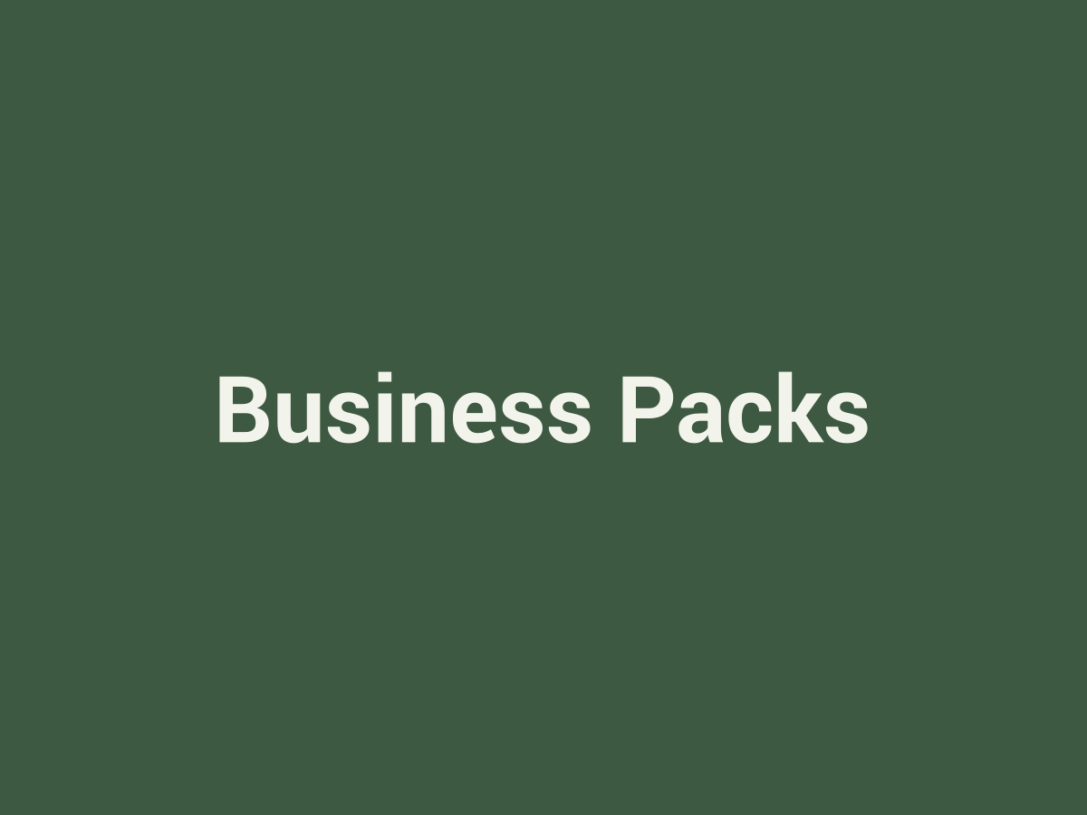 Placeholder Business Packs