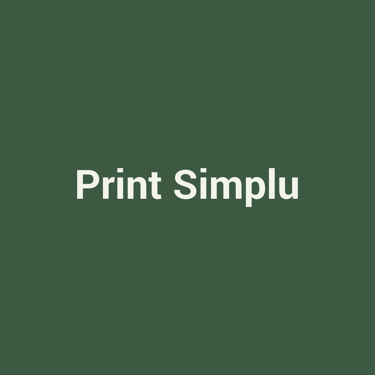Placeholder Print Simplu