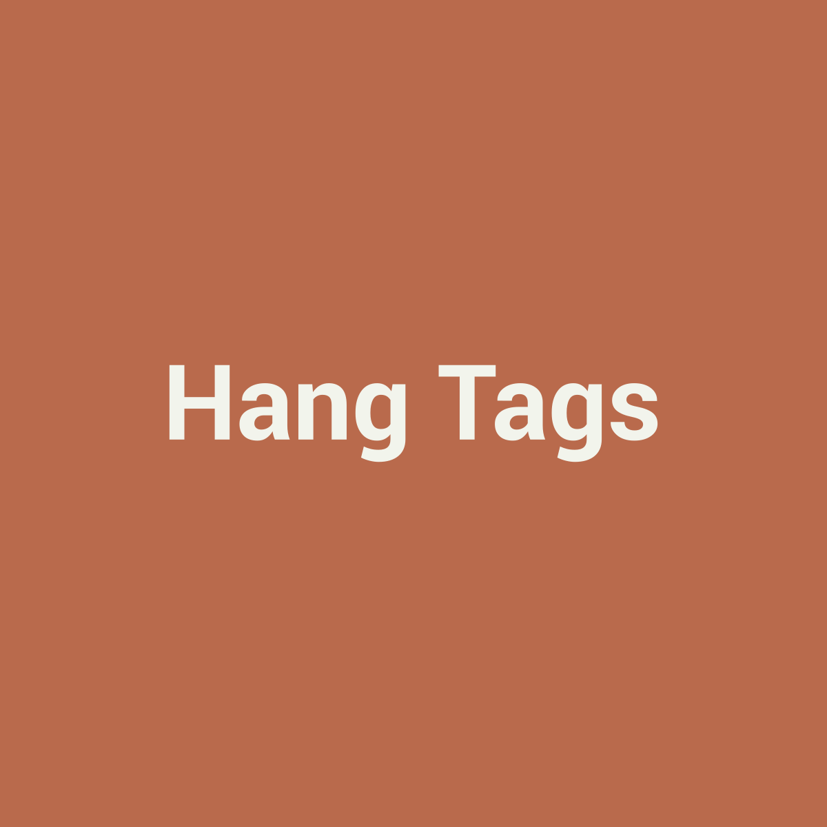 Placeholder Hang Tags