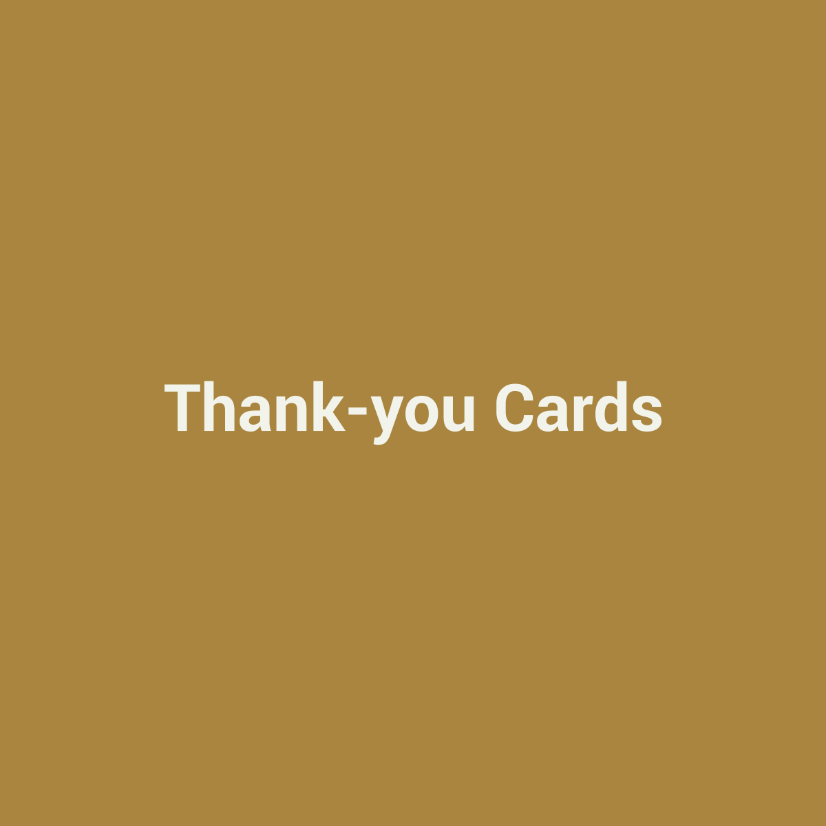 Placeholder Thank-you Cards