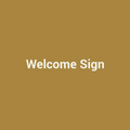 Placeholder Welcome Sign